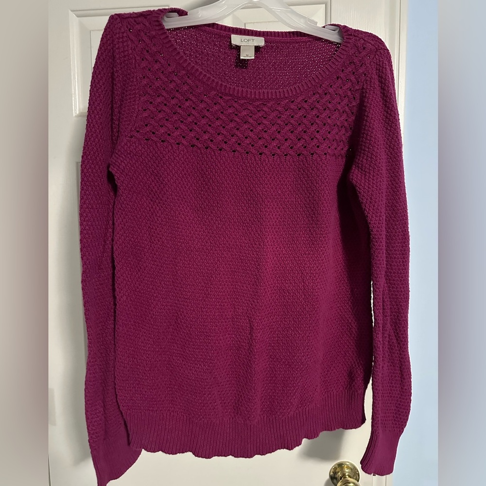 Women’s crewneck cotton sweater